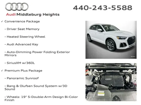 More photos of 2023 Audi Q5 45 S line Premium Plus at Audi Middleburg Heights, OH