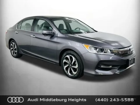 Gray 2017 Honda Accord EX-L for sale in Middleburg Heights, OH