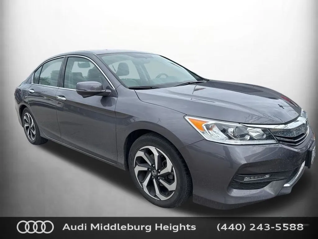 Gray 2017 Honda Accord EX-L for sale in Middleburg Heights, OH
