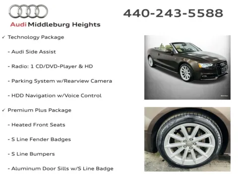 More photos of 2015 Audi A5 2.0T Premium Plus at Audi Middleburg Heights, OH