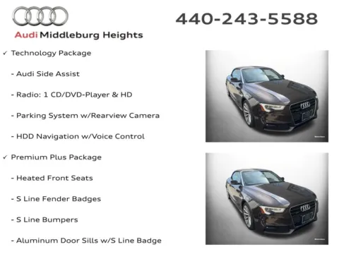 More photos of 2015 Audi A5 2.0T Premium Plus at Audi Middleburg Heights, OH