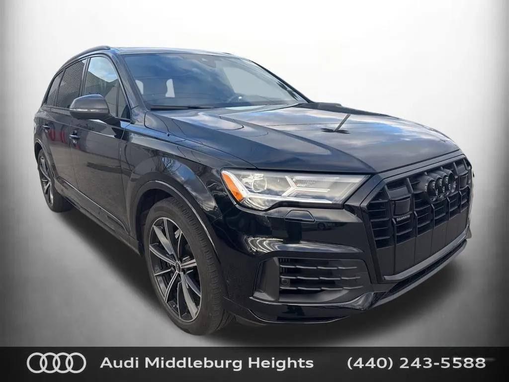 Black 2023 Audi Q7 55 Prestige for sale in Middleburg Heights, OH