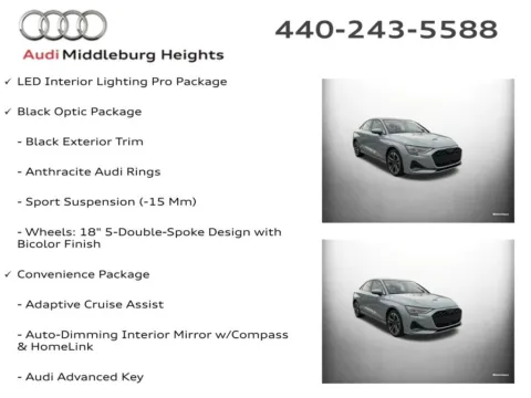 More photos of 2026 Audi A3 40 Premium Plus at Audi Middleburg Heights, OH