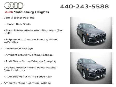 More photos of 2020 Audi Q7 45 Premium at Audi Middleburg Heights, OH