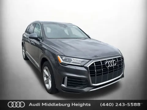 Gray 2020 Audi Q7 45 Premium for sale in Middleburg Heights, OH