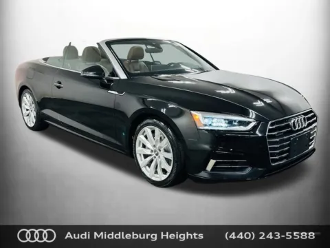 Black 2018 Audi A5 2.0T Premium Plus for sale in Middleburg Heights, OH