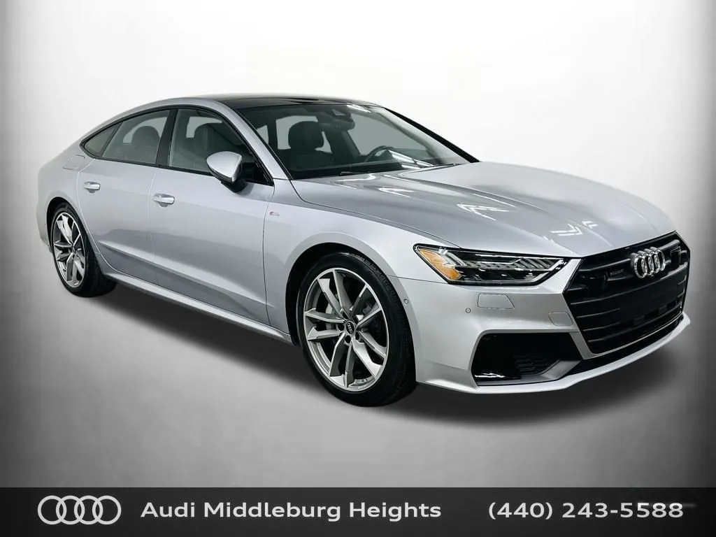 Silver 2023 Audi A7 55 Prestige for sale in Middleburg Heights, OH