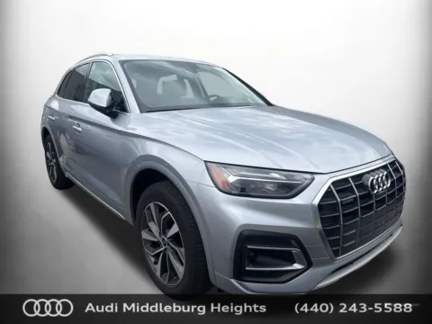 Silver 2021 Audi Q5 45 Premium Plus for sale in Middleburg Heights, OH