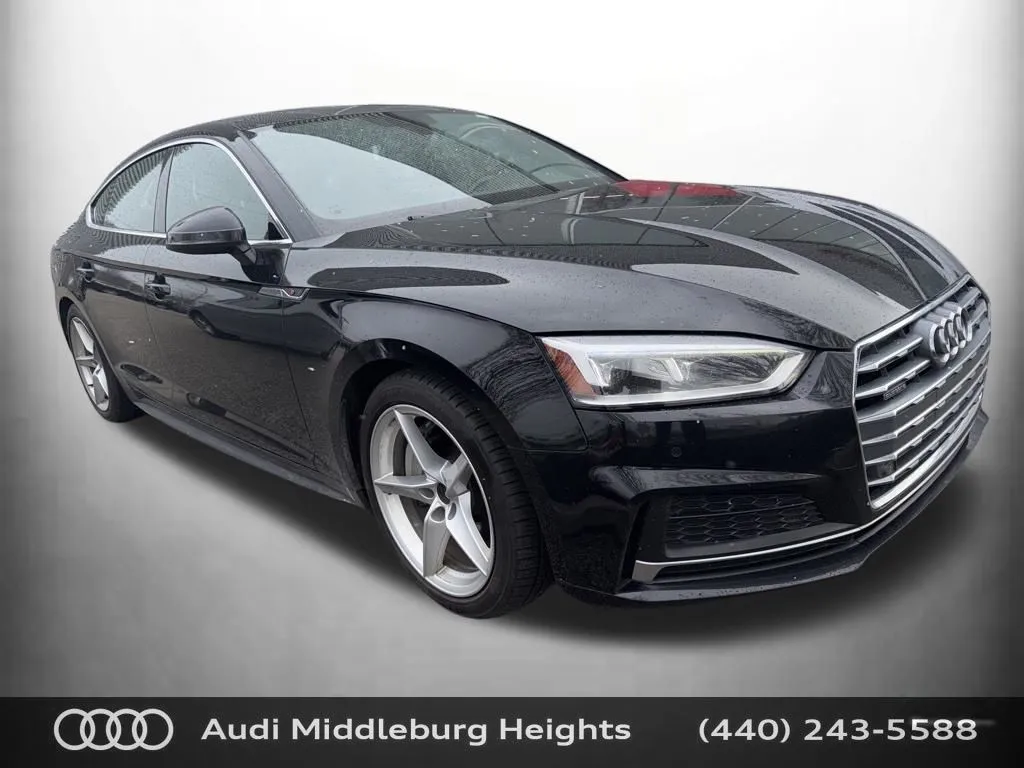 Black 2018 Audi A5 2.0T Premium Plus for sale in Middleburg Heights, OH