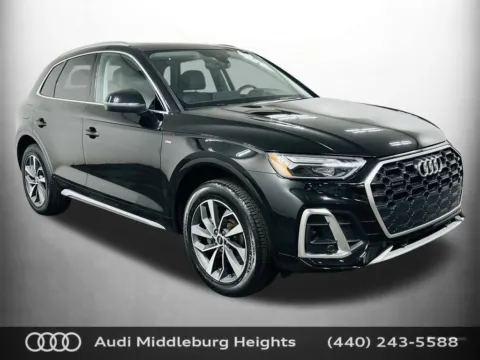 Black 2023 Audi Q5 45 S line Premium for sale in Middleburg Heights, OH