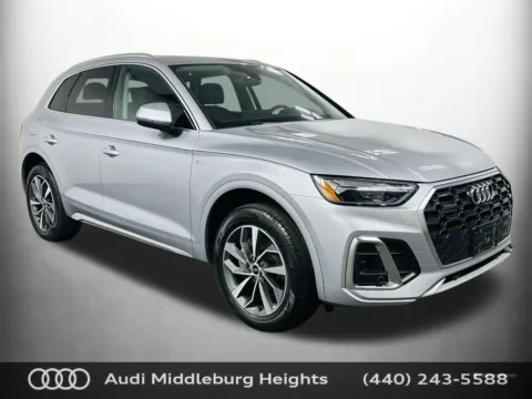 Silver 2023 Audi Q5 45 S line Premium Plus for sale in Middleburg Heights, OH