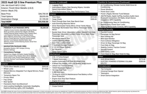 Another view of 2023 Audi Q5 45 S line Premium Plus for sale in Middleburg Heights, OH at Audi Middleburg Heights