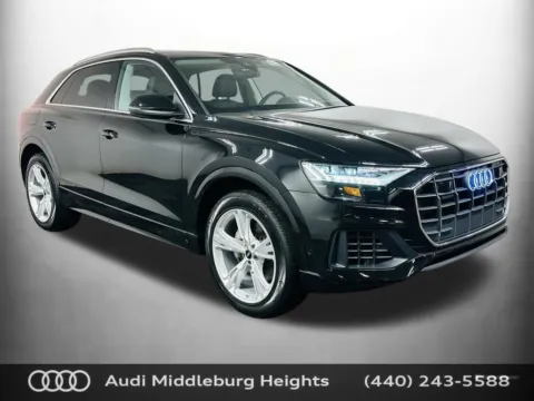 Black 2023 Audi Q8 55 Premium Plus for sale in Middleburg Heights, OH