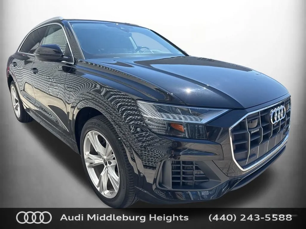 Black 2023 Audi Q8 55 Premium Plus for sale in Middleburg Heights, OH