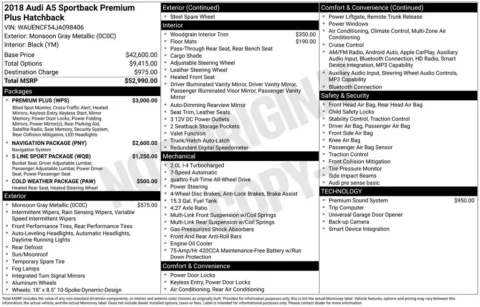 Another view of 2018 Audi A5 2.0T Premium Plus for sale in Middleburg Heights, OH at Audi Middleburg Heights