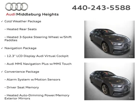 More photos of 2018 Audi A5 2.0T Premium Plus at Audi Middleburg Heights, OH