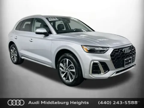 Silver 2023 Audi Q5 45 S line Premium for sale in Middleburg Heights, OH