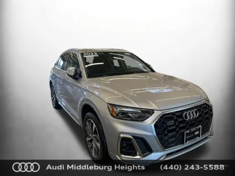 Silver 2023 Audi Q5 45 S line Premium for sale in Middleburg Heights, OH