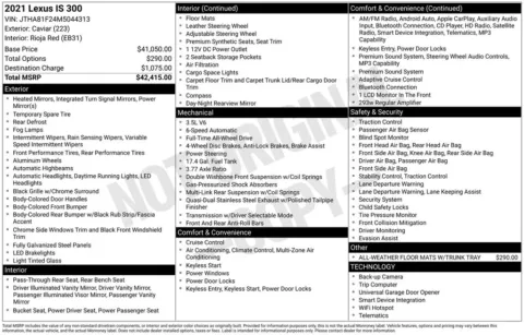 More photos of 2021 Lexus IS 300 at Audi Middleburg Heights, OH