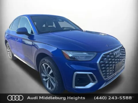 Blue 2022 Audi Q5 Sportback 45 S line Premium Plus for sale in Middleburg Heights, OH