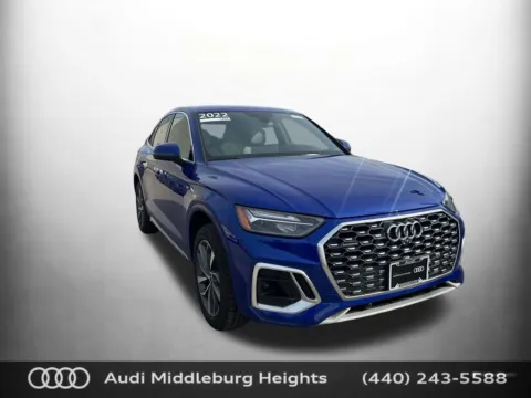 Blue 2022 Audi Q5 Sportback 45 S line Premium Plus for sale in Middleburg Heights, OH