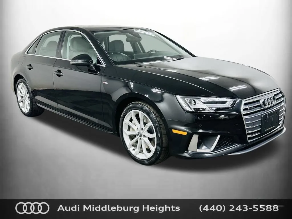 Black 2019 Audi A4 2.0T Premium Plus for sale in Middleburg Heights, OH