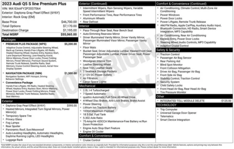 Another view of 2023 Audi Q5 45 S line Premium Plus for sale in Middleburg Heights, OH at Audi Middleburg Heights