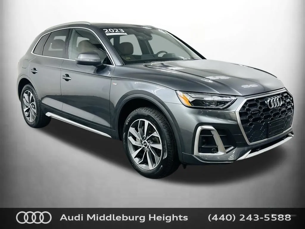 Gray 2023 Audi Q5 45 S line Premium Plus for sale in Middleburg Heights, OH
