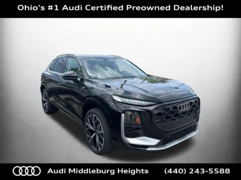 Black 2026 Audi Q3 S line for sale in Middleburg Heights, OH