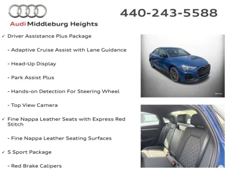 More photos of 2026 Audi S3 2.0T at Audi Middleburg Heights, OH