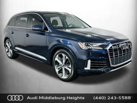 Blue 2023 Audi Q7 55 Prestige for sale in Middleburg Heights, OH