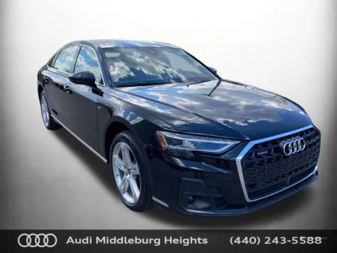 White 2026 Audi A8 L 55 for sale in Middleburg Heights, OH