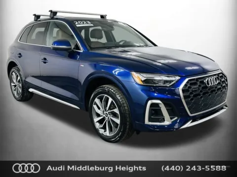 Blue 2023 Audi Q5 45 S line Premium Plus for sale in Middleburg Heights, OH