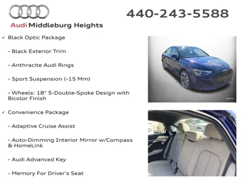 More photos of 2026 Audi A3 40 Premium at Audi Middleburg Heights, OH