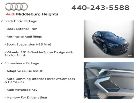 More photos of 2026 Audi A3 40 Premium at Audi Middleburg Heights, OH