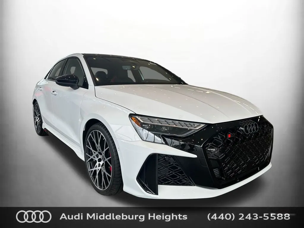 White 2026 Audi RS 3 2.5T for sale in Middleburg Heights, OH