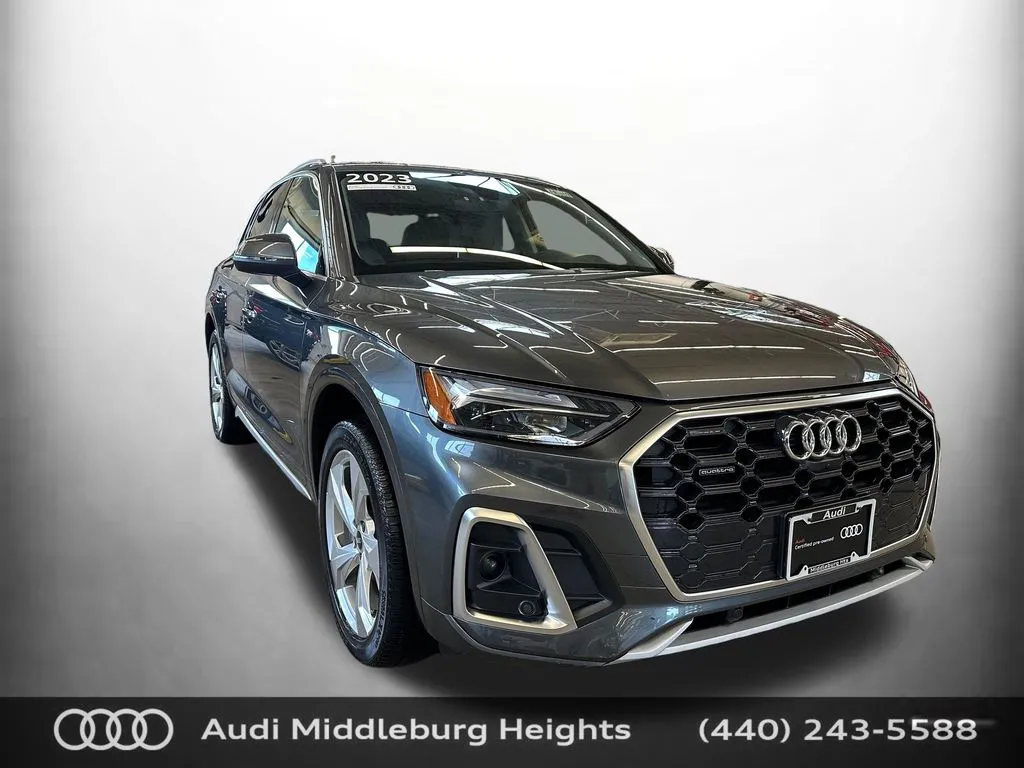 Gray 2023 Audi Q5 45 S line Premium Plus for sale in Middleburg Heights, OH