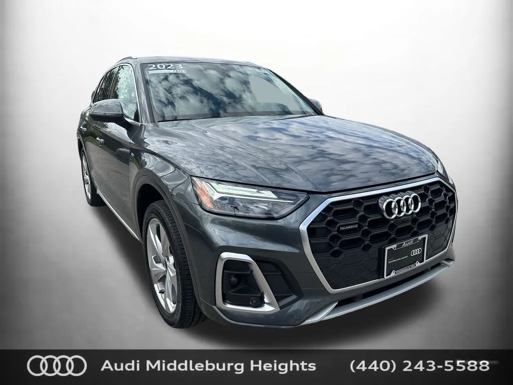 Gray 2023 Audi Q5 45 S line Premium Plus for sale in Middleburg Heights, OH