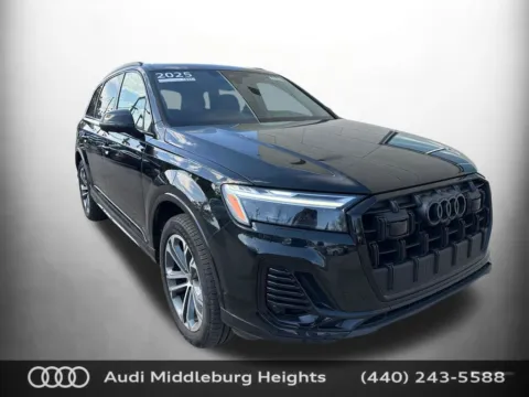 Black 2025 Audi Q7 45 Premium for sale in Middleburg Heights, OH