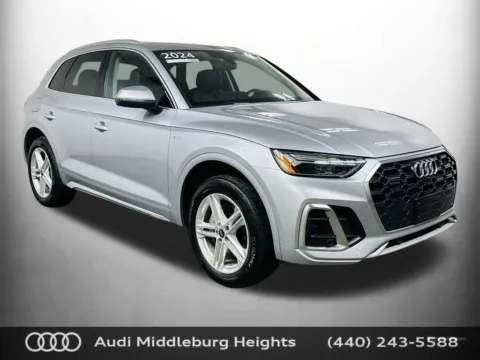 Silver 2024 Audi Q5 e 55 Premium Plus for sale in Middleburg Heights, OH