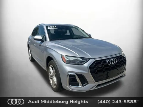 Silver 2024 Audi Q5 e 55 Premium Plus for sale in Middleburg Heights, OH