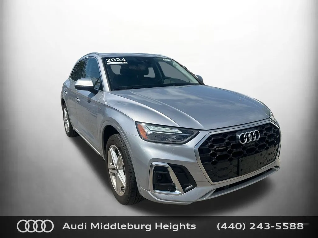 Silver 2024 Audi Q5 e 55 Premium Plus for sale in Middleburg Heights, OH
