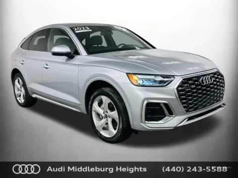 Silver 2023 Audi Q5 Sportback 45 S line Premium Plus for sale in Middleburg Heights, OH