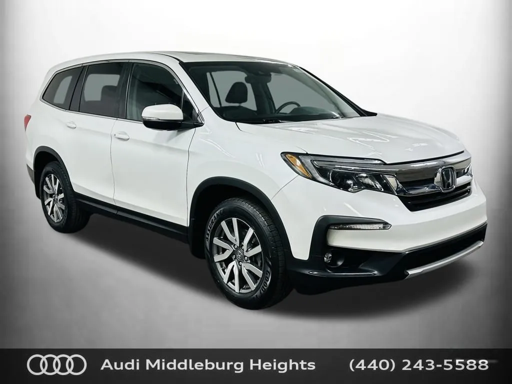 White 2021 Honda Pilot EX-L for sale in Middleburg Heights, OH