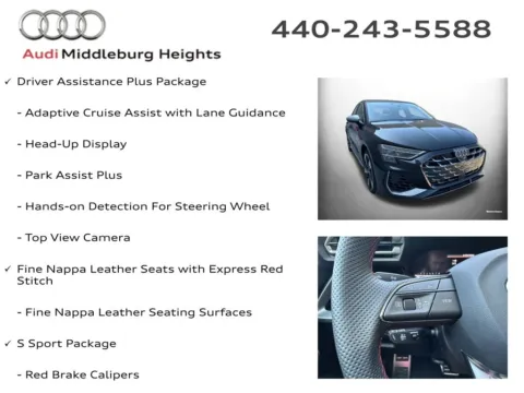 More photos of 2026 Audi S3 2.0T at Audi Middleburg Heights, OH