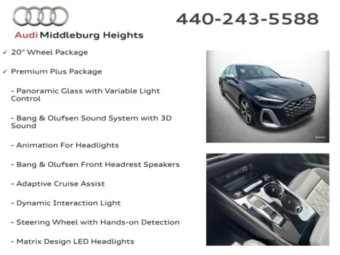 More photos of 2026 Audi S5 3.0T Premium Plus at Audi Middleburg Heights, OH