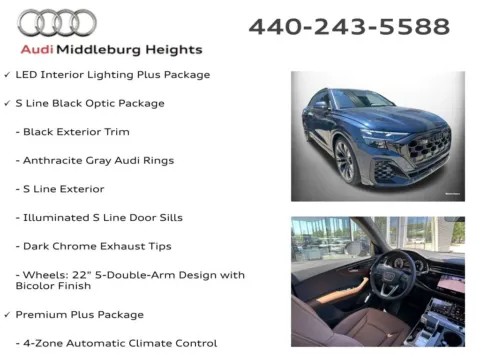 More photos of 2026 Audi Q8 55 Premium Plus at Audi Middleburg Heights, OH