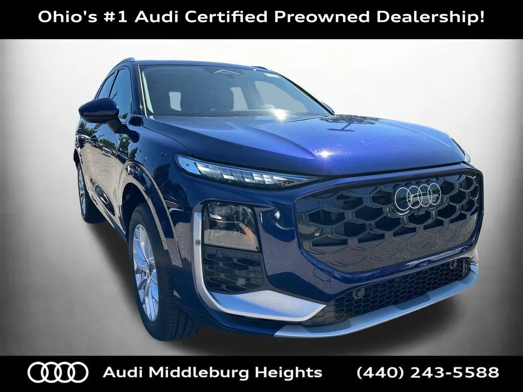Blue 2026 Audi Q3 S line for sale in Middleburg Heights, OH