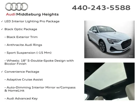 More photos of 2026 Audi A3 40 Premium Plus at Audi Middleburg Heights, OH