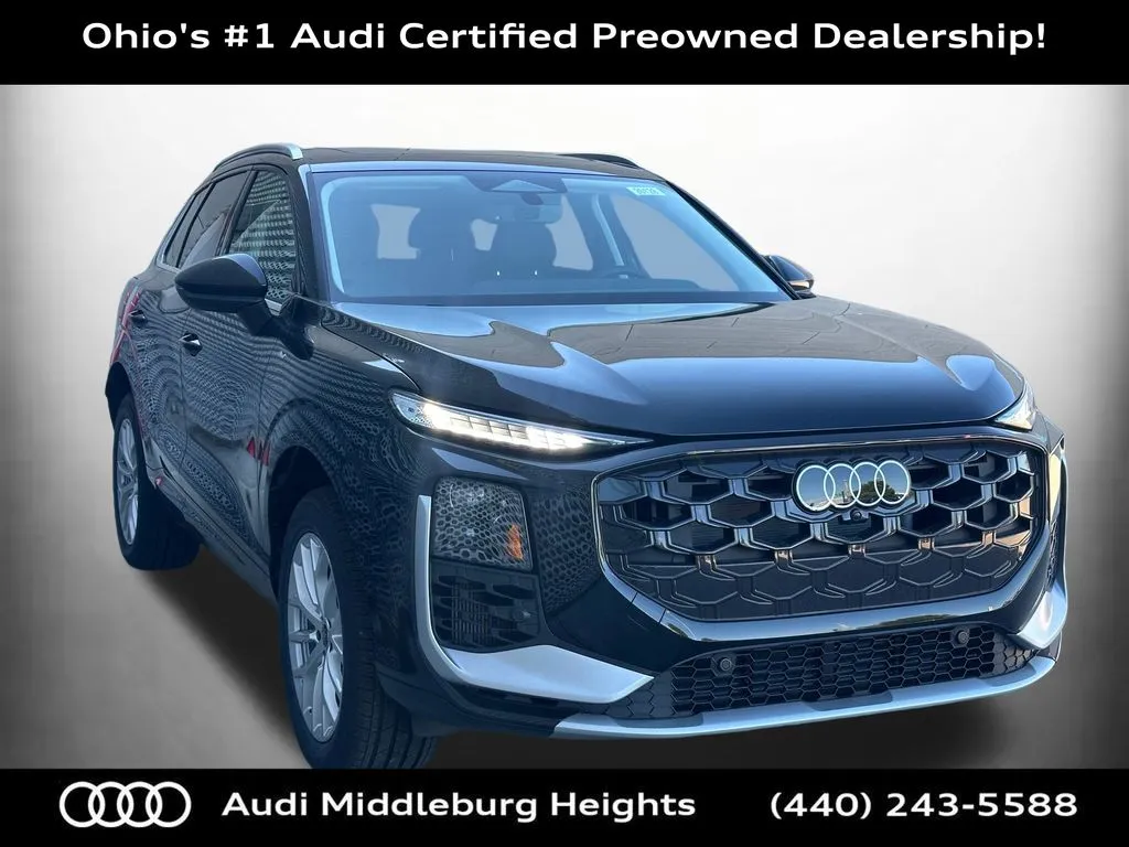 Black 2026 Audi Q3 S line for sale in Middleburg Heights, OH